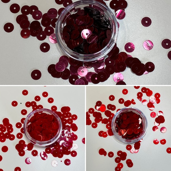 Reds 6MM Sequins