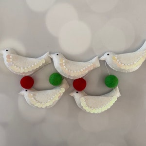 Felt Dove Garland KIT ~ Make Your Own Dove Garland