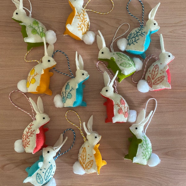 Bunny Ornament Etsy