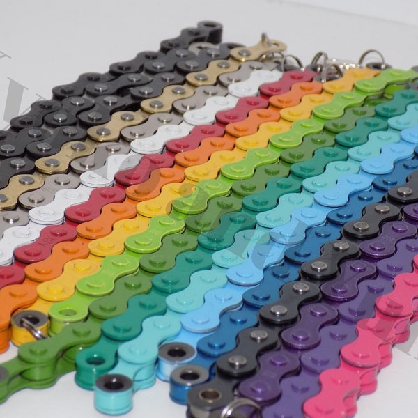 Colored Bicycle Chain Bike Chain Bracelet- Unisex