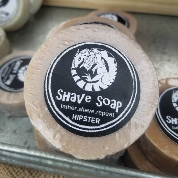 Thick luxurious old school shave soap with argan unscented beard legs unisex masculine and feminine scents