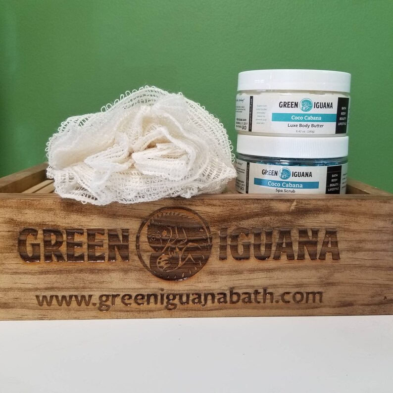 Spa Scrub and Luxe Body Butter Combo Set Skin Care Self Care Etsy