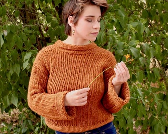 Easy "Knit-look" Cropped Sweater