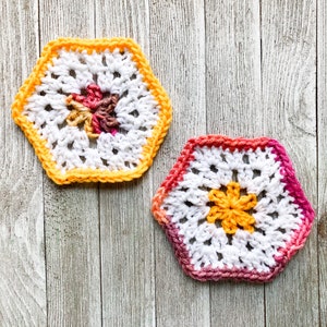 Crochet Granny Hexagon Pattern image 4