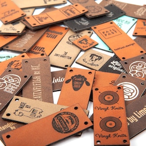 Stamp for Garment Tags With Fiber Content and Care 