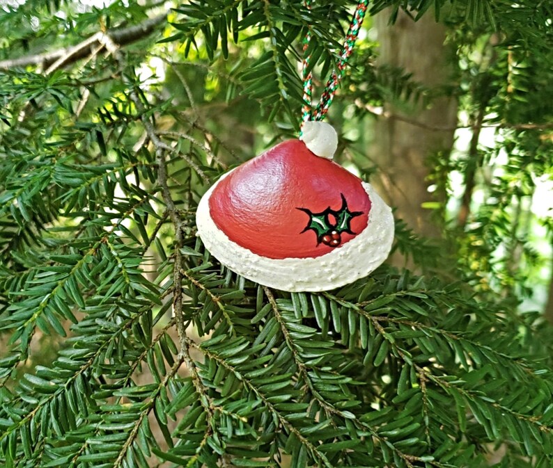 Set of Maine Clam Shell Christmas Ornaments Etsy