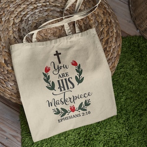 Ephesians 2:10 Digital Embroidery Design, You are His, Christian Quotes, Bible Verse Patterns, Scripture Designs, Machine Embroidery Sayings