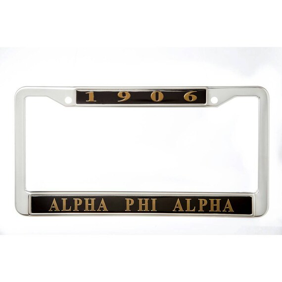 Alpha Phi 1906 Plate Frame Image 0