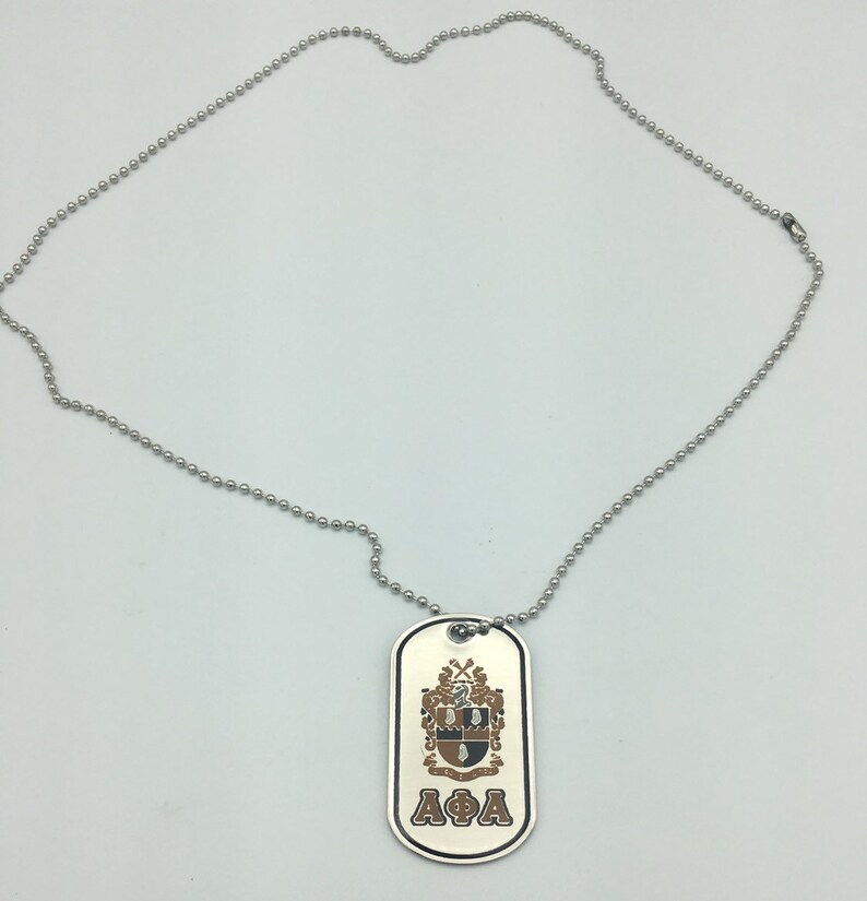 Alpha Phi Alpha Dog Tag and Lapel Gift Box Set