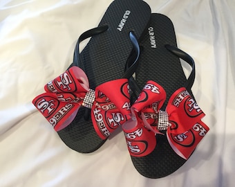 cute flip flops with bows