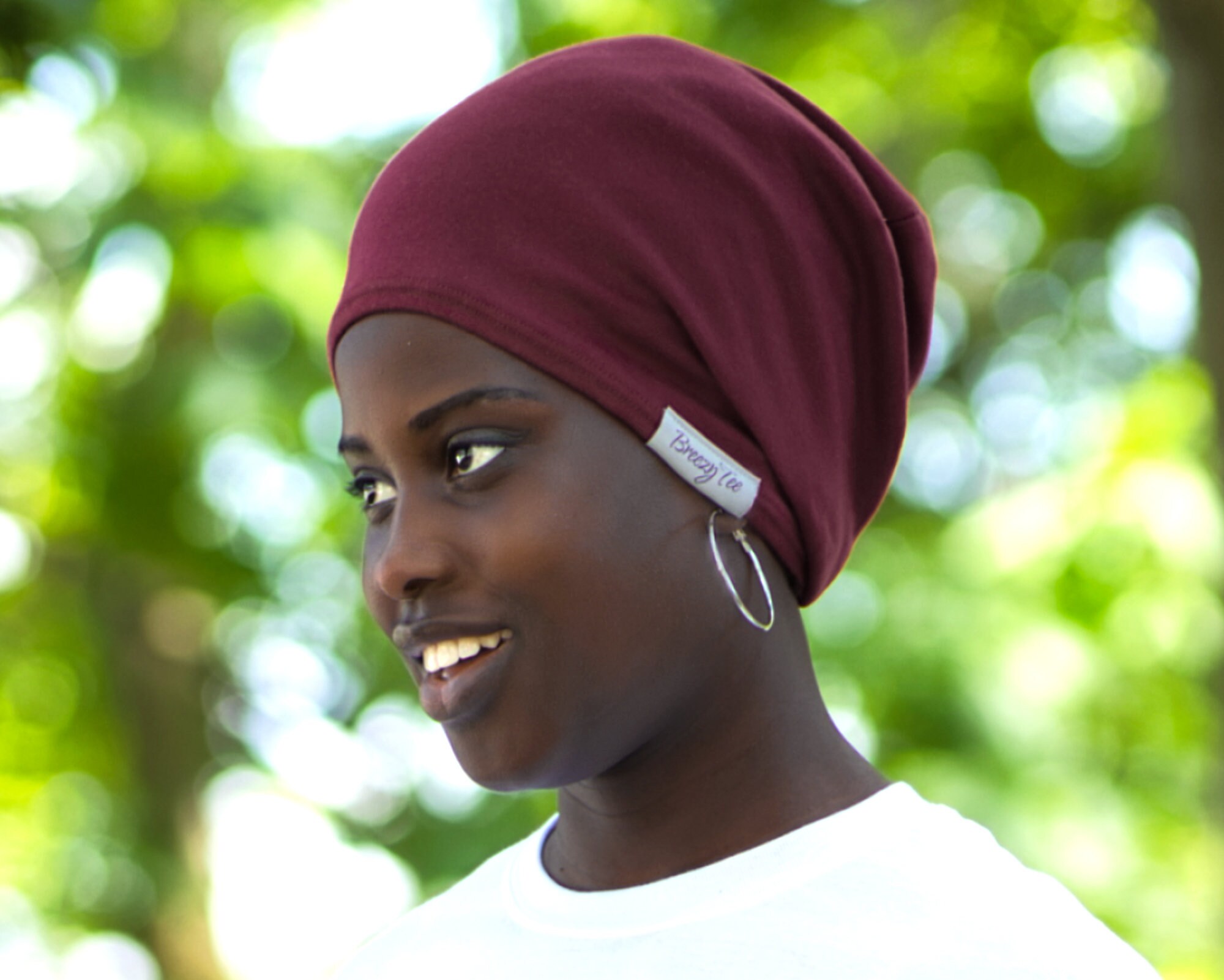 Bordeaux Red Satin Lined Beanie - Etsy