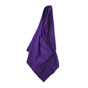 Purple Plum, T-shirt Hair Towel Wrap Full, Curly Hair image 2