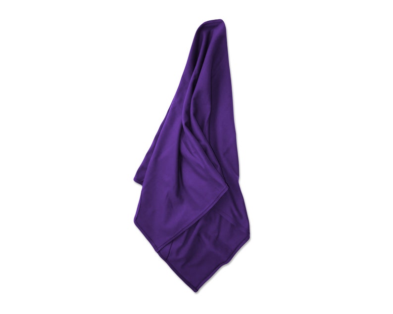 Purple Plum, T-shirt Hair Towel Wrap Full, Curly Hair image 2