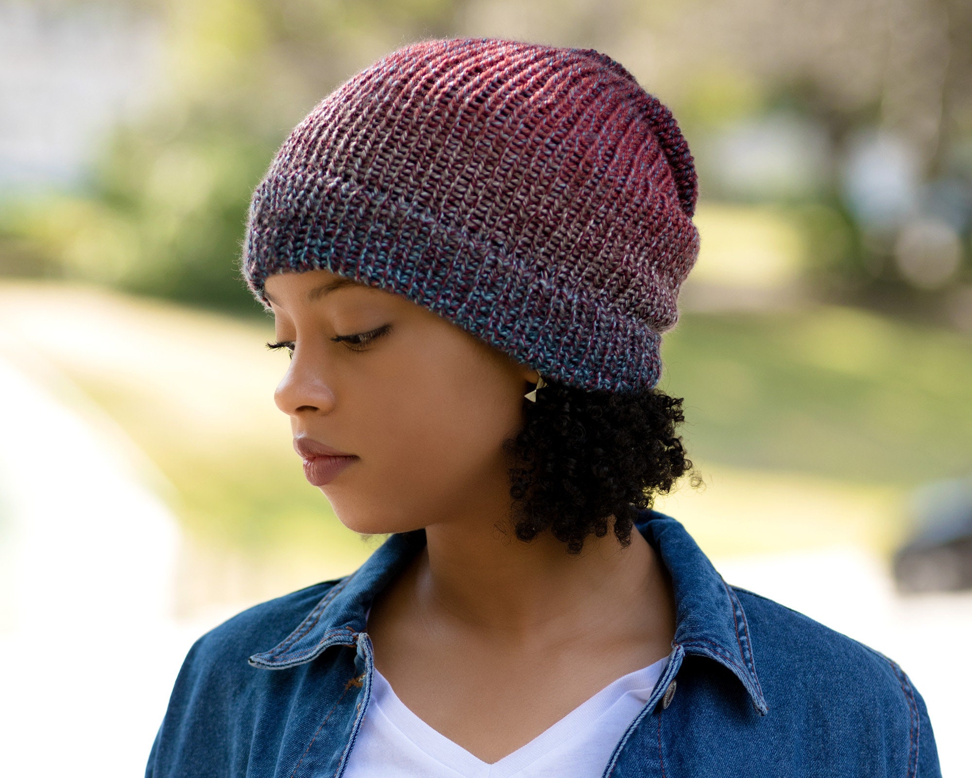 Satin Lined Knit Beanie Multicolor Pattern Varies 