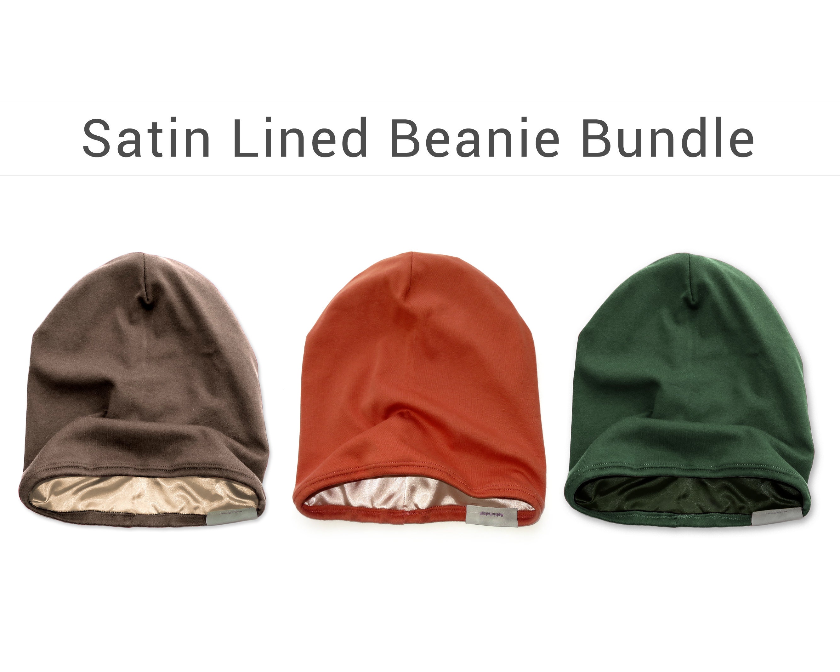 Satin Lined Beanie Bundle Buy 3 and 