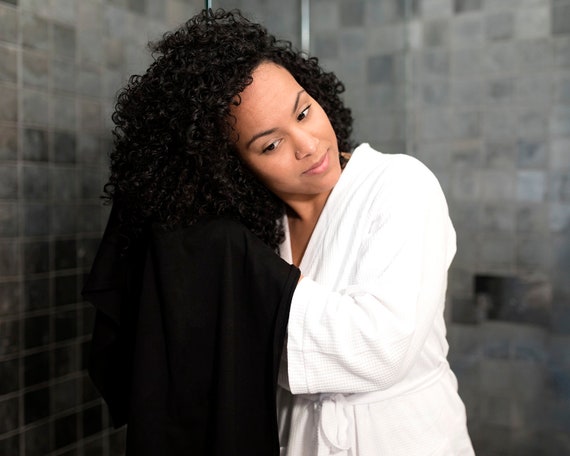 T-shirt Hair Towel Wrap Black Full Curly Hair - Etsy T-shirt Hair Towel Wrap Black Full Curly Hair - Etsy