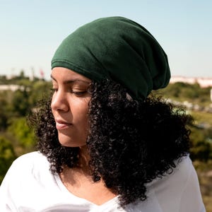 Forrest Green, Satin Lined Beanie