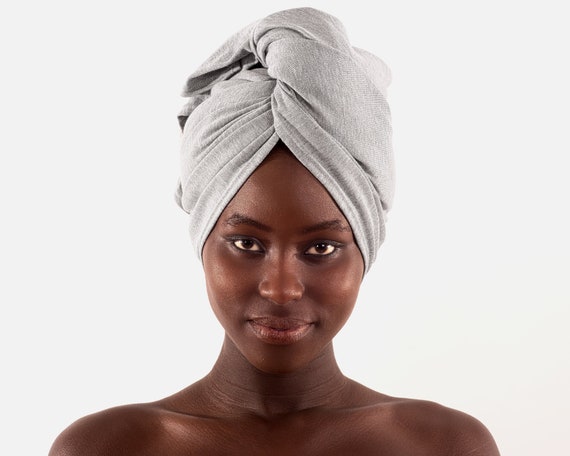 Spa Facial Headband Head Wrap Terry Cloth Headband 4 Counts Stretch Towel  for Bath, Makeup and Sport (Gray)