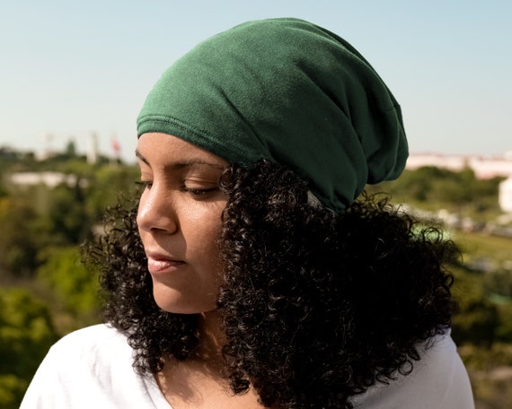 Emerald Green Satin Lined Beanie - Etsy 