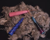 Crochet Hook, Ergonomic Crochet Hook, Crochet Hook Size B, Kid Friendly, Arthritis Friendly Crochet Hook, Polymer Clay Crochet Hook, OOAK