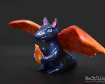 Dragon, Dragon Art, Clay Dragon Sculpture, Clay Sculpture, Fire Dragon, Dragon Figurine, Clay Dragon Figurine, Polymer Clay Art, Cake Topper