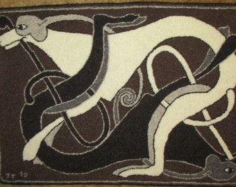 Celtic Dogs Rug