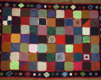 Diamonds & Squares Rug