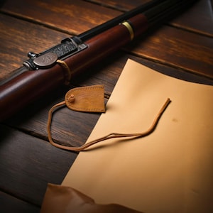 Leather Frizzen Cover for Flintlock Rifle