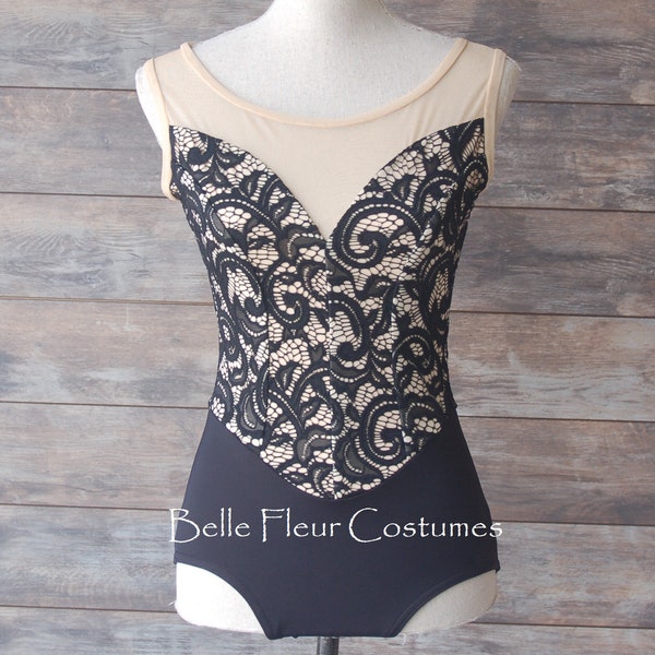 Custom Inked Halter Strap Leotard - Lycra main image 0