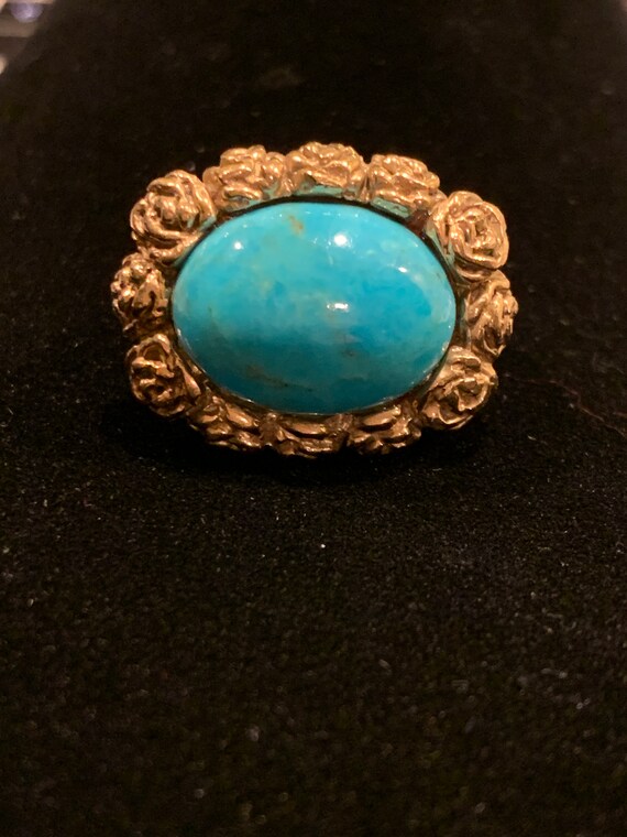 Turquoise and Roses
