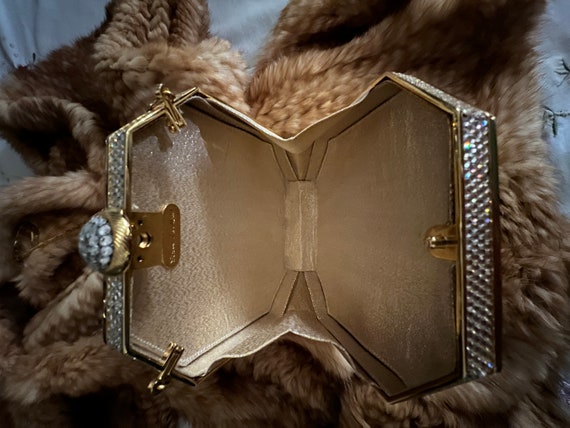 Finesse La Model Patterned Crystal Evening Bag/Bo… - image 6