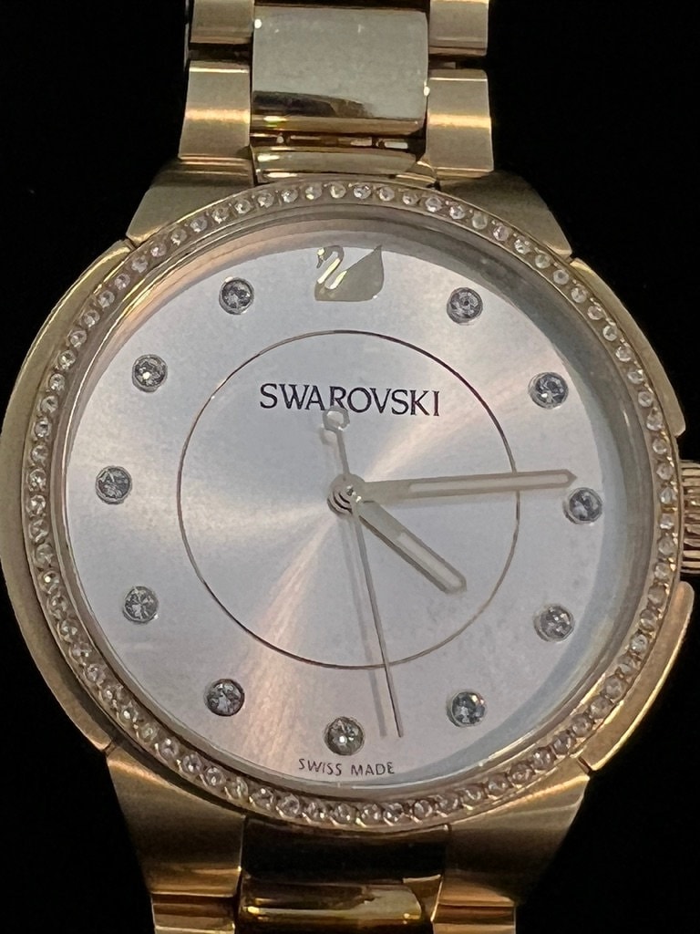 ?SWAROVSKI City Yellow Gold Tone watch s-l400.jpg main image 2