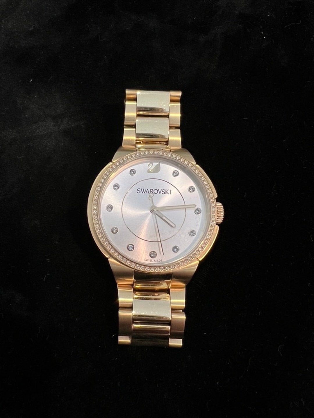 City Yellow Gold Tone Watch, Swarovski 5213729 - Etsy display picture 1