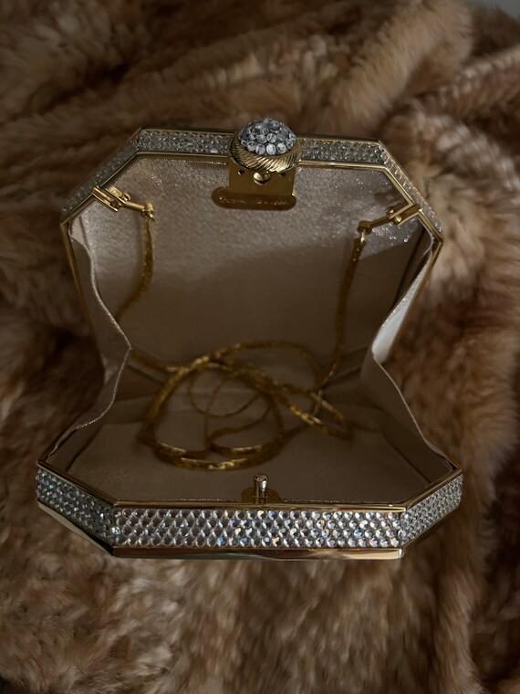 Finesse La Model Patterned Crystal Evening Bag/Bo… - image 3