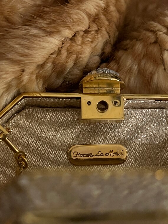 Finesse La Model Patterned Crystal Evening Bag/Bo… - image 4