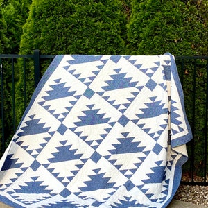 Handmade Lady of the Lake quilt, made to order, in your choice of colors and size