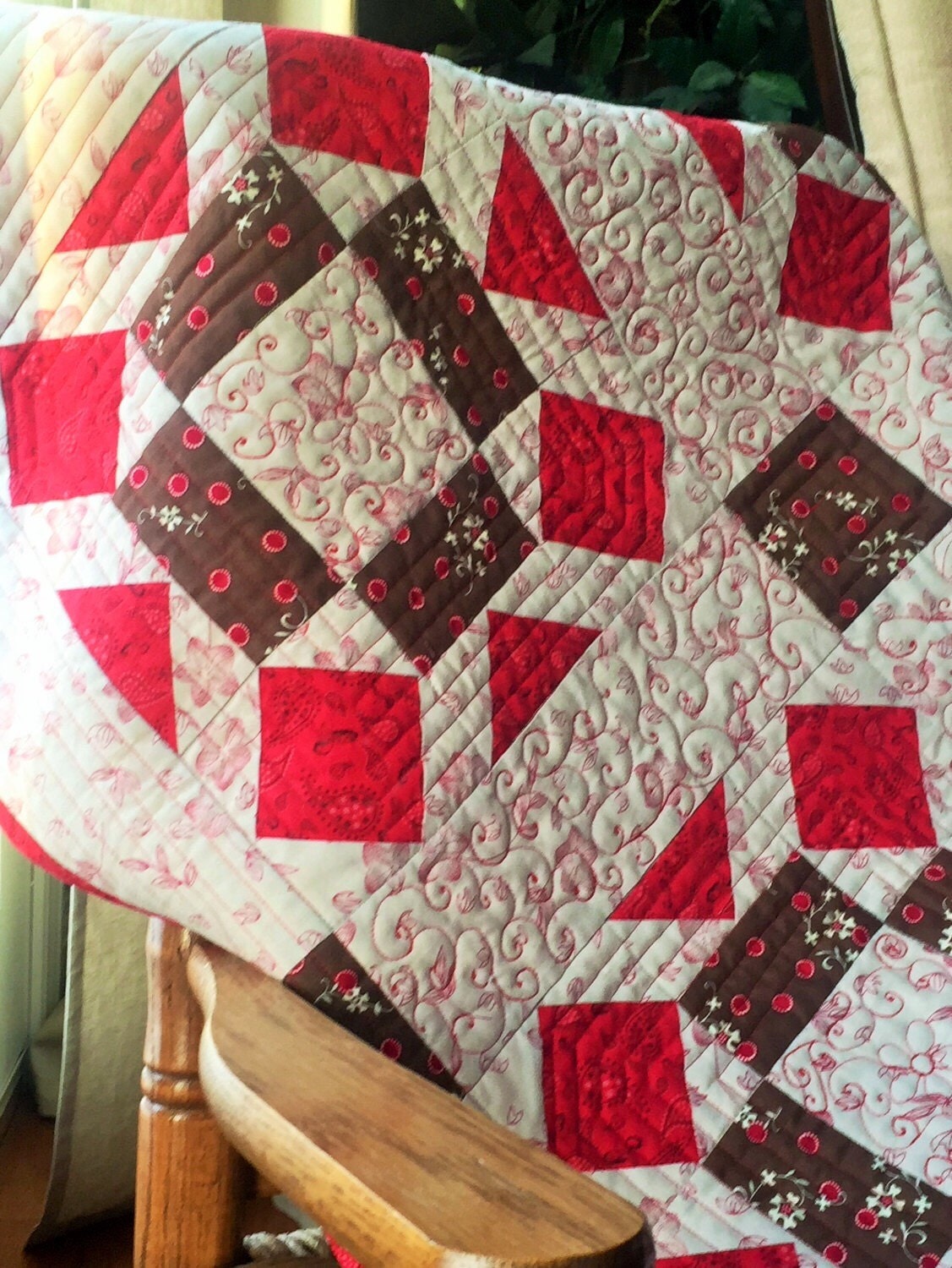 Handmade Small Lap Quilt Birthday Gift Homemade Table Topper Etsy
