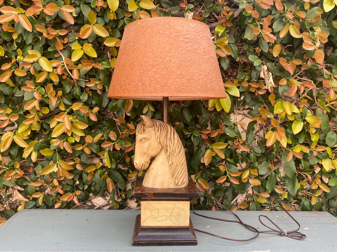 Vintage Horse Lamp Horse Lamp Vintage Table Lamp Etsy