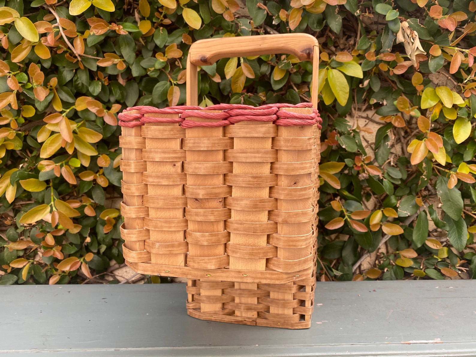 Vintage Staircase Basket Stair Basket Vintage Stair Basket Basket for