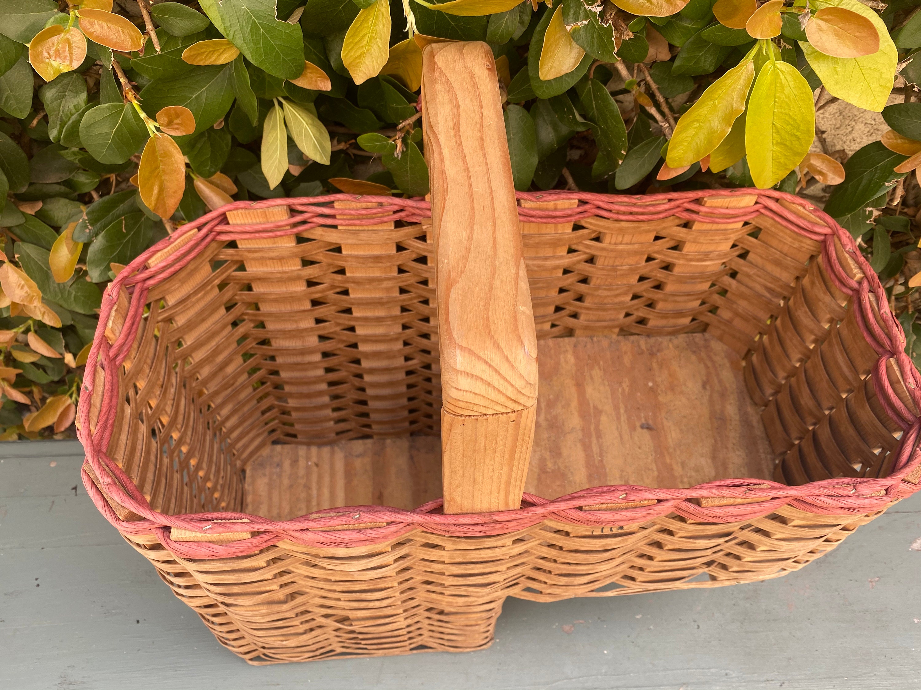 Vintage Staircase Basket Stair Basket Vintage Stair Basket Basket for
