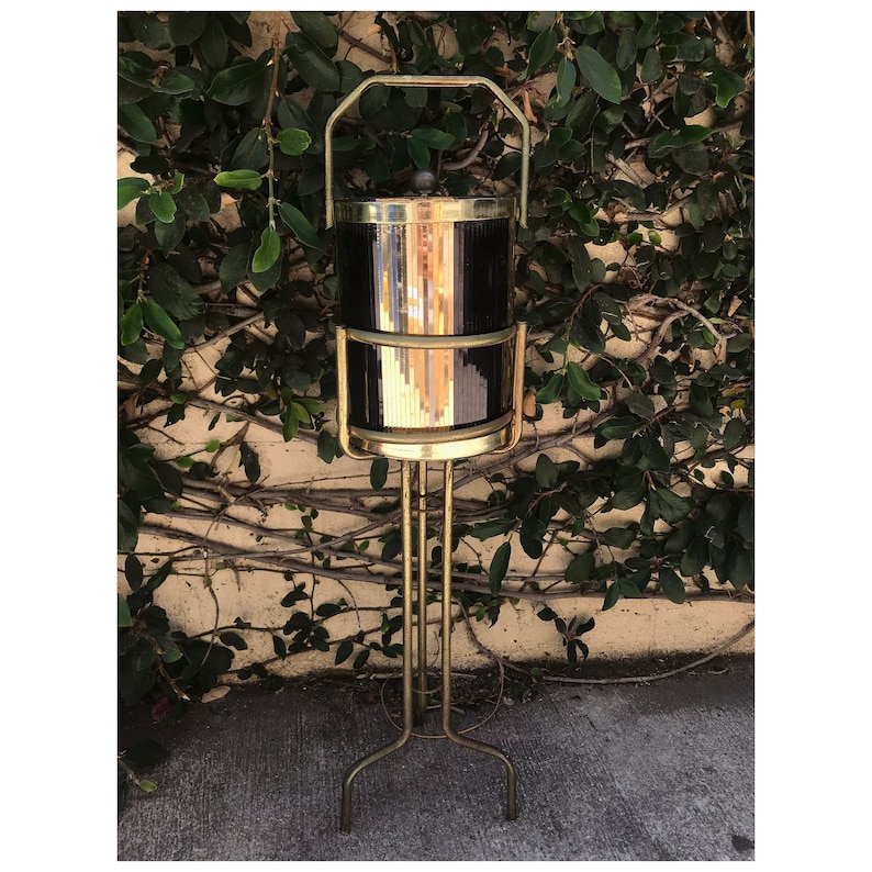 Standing Ice Bucket Vintage Standing Ice Bucket Vintage Etsy