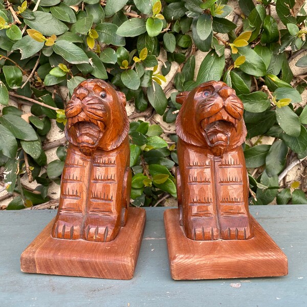 Animal Bookends Etsy
