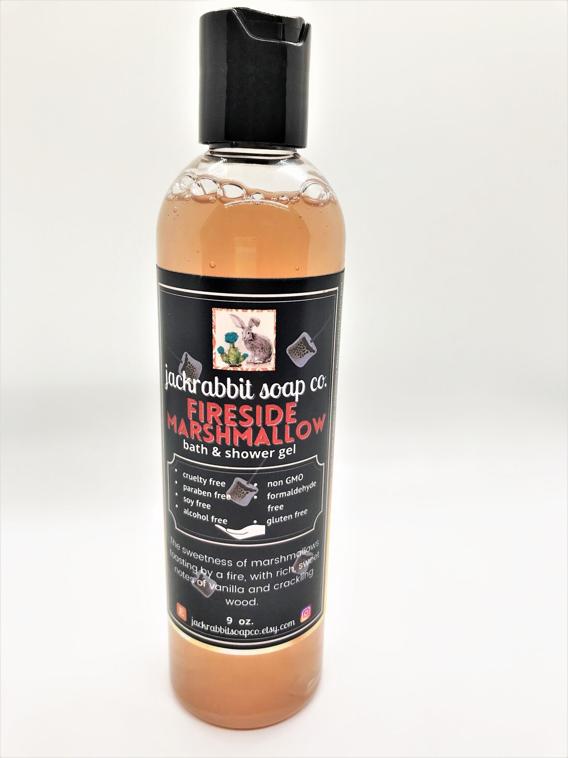 Fireside Marshmallow Shower Gel Bath Gel Body Wash Liquid Etsy