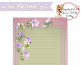 Tarjetas Morning Glory Journal