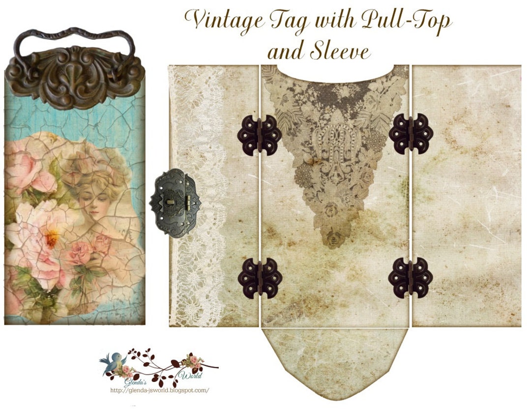 Vintage Tag With Pull-top and Sleeve - Etsy