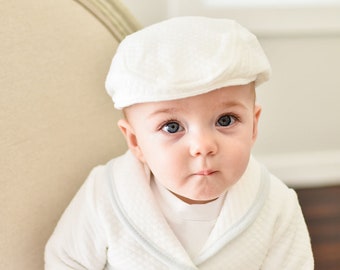 baby christening hat