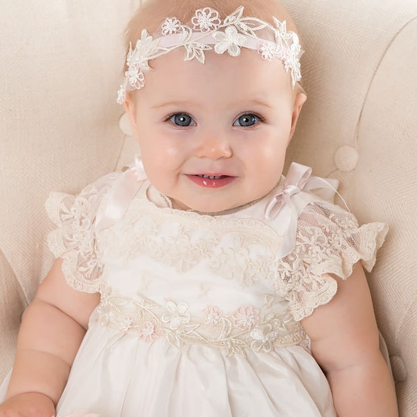 Christening Headband Etsy