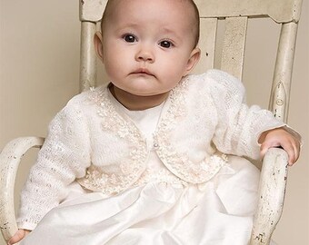 baby girl white sweater