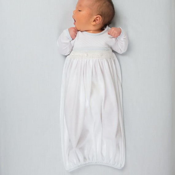 wholesale newborn gown set plain white| Alibaba.com