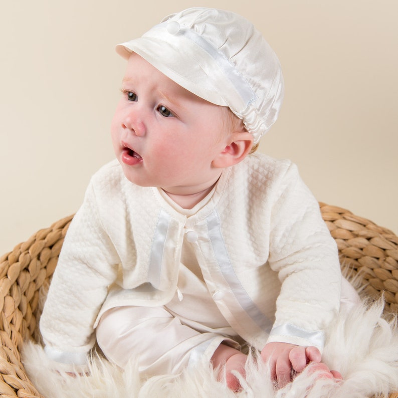 Baby Boys Silk Baptism Outfit Ivory Christening & Baptism Etsy